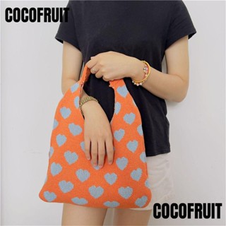 Cocofruit กระเป๋าสะพายไหล่แฟชั่น ความจุขนาดใหญ่