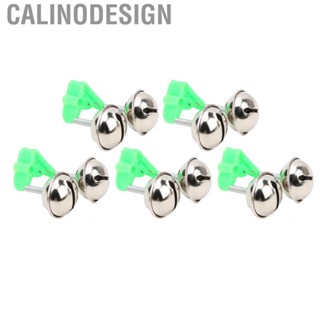 Calinodesign 5Pcs Fishing Pole Fish Bite Lure Alarm Bell Rod Tip  BellV