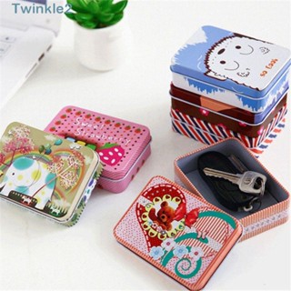 Twinkle กล่องเก็บของ เครื่องเขียน ตั้งโต๊ะ เหล็ก ลายการ์ตูน