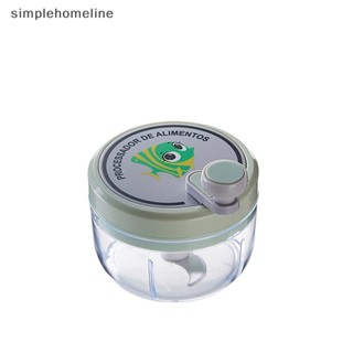 [simplehomeline] เครื่องบดสับผัก ผลไม้ หัวหอม พริกไทย แบบใช้มือดึง อุปกรณ์เสริม สําหรับห้องครัว พร้อมส่ง