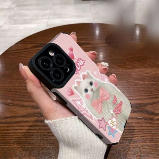 เคสโทรศัพท์หนัง ซิลิโคนนิ่ม ปิดด้านหลัง แบบเต็มเครื่อง ลายแมวน่ารัก สําหรับ Redmi 12C 10A 9C Note 12 10 12 11 Lite 13 12T 10T Poco F5 F3 F2 M4 M3 F4 X4 X3 GT Pro Plus 5G | Hn B124