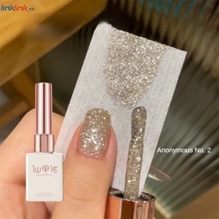 ใหม่อารมณ์ยอดนิยมSequinsสีเล็บกาวแฟลชที่มีสีสันSequins Nail Art Shop Professionalอุปกรณ์Linklink