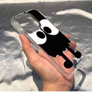 เคสโทรศัพท์มือถือแบบนิ่ม ใส กันกระแทก ลาย Big Eye Briquett น่ารัก สําหรับ iPhone 7 8 Plus XS XR X XS max 11 12 13 14 15 Pro max 12 Pro 13 Pro max 14 Pro Max เคสป้องกัน