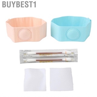 Buybest1 Baby Umbilical Hernia Belt Comfortable Infant Band Breathable High Elasticity Ergonomic Portable Double Buckle for Home