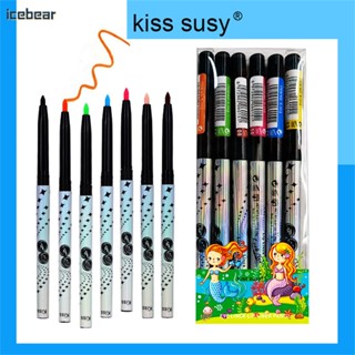 Makeup Color Kiss Halo Rotating Not Line Eyeliner Easy Color Pen Lip Glue แต่งหน้าใหม่ susy 29 ถึง Anti-sweat [icebear]