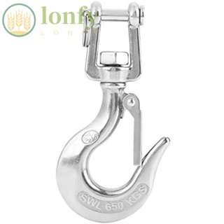 Lonfy Clevis ตะขอสเตนเลส 304 หมุนได้ 650 กก. 5/16 นิ้ว เพื่อความปลอดภัย อุปกรณ์เสริม สําหรับยกของ