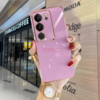 เคส Vivo V29 5G เคส Vivo V29E 5G V27E V25E V27 5G V25 5G V23E V23 5G เคสโทรศัพท์มือถือ ขอบตรง แฟชั่น สําหรับ ZB