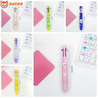 Sutee ปากกาลูกลื่น เครื่องเขียน 10 สี สําหรับนักเรียน สํานักงาน 3 ชิ้น ต่อชุด