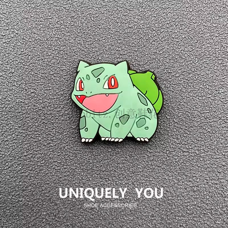 jibbitz crocs pokemon หัวเข็มขัด รูปการ์ตูนโปเกม่อน ปิกาจู มังกรไฟ Jenny Turtle Hole