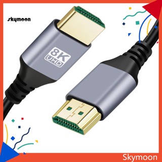 Skym* สายเคเบิล Hdmi 2.1 8k 8k คุณภาพสูง สําหรับทีวี คอมพิวเตอร์ และแล็ปท็อป ความยาว 1 เมตร 2 เมตร และ 3 เมตร