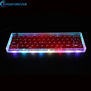 Ev คีย์บอร์ดพลาสติก 60% GH60 สําหรับเคสเข้ากันได้กับ GH60 Poker2 Pok3r Transl