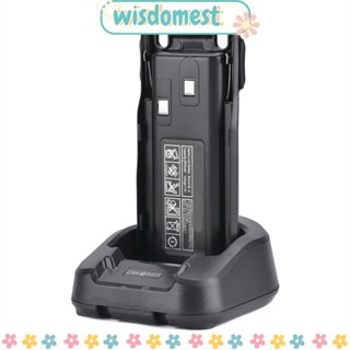 WISDOMEST อะไหล่ที่ชาร์จวิทยุสองทาง แบบพกพา สําหรับ Baofeng UV-82