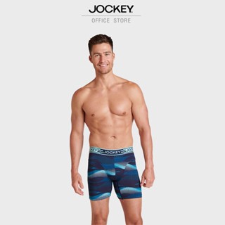 JOCKEY UNDERWEAR กางเกงในชาย SPORT MICROFIBER ACTIVE รุ่น KU 19943918 F23 BOXER TRUNK