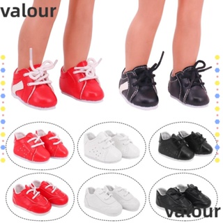 Valour รองเท้าผ้าใบ หนัง PU 9 แบบ 20 ซม. สําหรับตุ๊กตา 14 นิ้ว