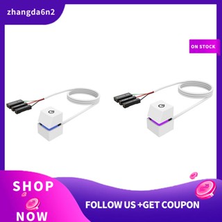 【มีสินค้า】สายเคเบิลต่อขยายปุ่มเปิด ปิด ไฟ LED แบบพกพา 2 เมตร สําหรับคอมพิวเตอร์ตั้งโต๊ะ PC