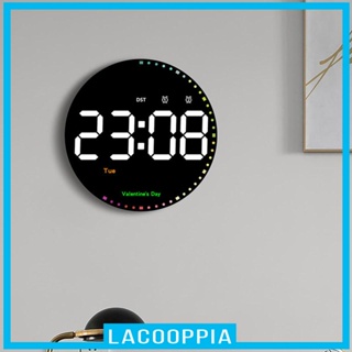 [ นาฬิกาปลุกดิจิทัล LED อิเล็กทรอนิกส์ ตั้งเวลาอัตโนมัติ มีไฟแบ็คไลท์ ปฏิทิน