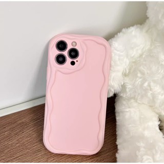 เคสโทรศัพท์มือถือ ลายคลื่น สีมาการองน่ารัก แบบเรียบง่าย สําหรับ Huawei P60 50 40 30 Pro