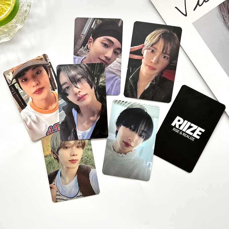 7 ชิ้น/เซ็ต RIZE อัลบั้มใหม่รับกีตาร์ Photocards Lomo การ์ด SHOTARO EUNSEOK SUNCHAIN WONBIN SEUNGHAN