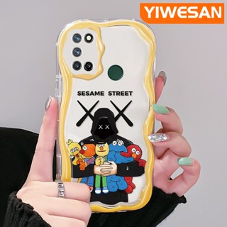 เคสโทรศัพท์มือถือแบบนิ่ม ใส กันกระแทก ลายการ์ตูน Sesame Street สําหรับ Realme 7 Pro 7i C17 Narzo 20 Pro