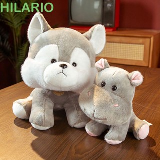 Hilario Shake Ones Head ตุ๊กตานกฮูก ฮัสกี้ สุนัข ขนาดเล็ก น่ารัก 15/20/30 ซม.|หมอนตุ๊กตานุ่ม รูปการ์ตูนกบ ช้าง หัวเอียง ฮิปโป ของเล่นสําหรับตกแต่งบ้าน