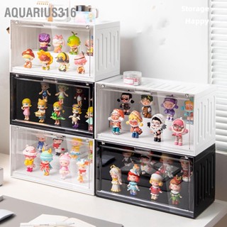 Aquarius316 Action Figure กล่องเก็บป้องกันฝุ่น Miniature จอแสดงผลโปร่งใส