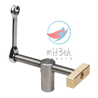 บล็อกจับชิ้นงานไม้ ทองเหลือง พร้อมประแจวงล้อ สเตนเลส 8 มม. สําหรับโต๊ะ 20 มม. DIY