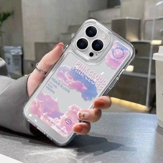 เคสโทรศัพท์มือถือแบบนิ่ม TPU ใส กันกระแทก ลายก้อนเมฆ หลากสี สําหรับ Huawei Y6S Y6 Y7 Pro 2019 Y6P Y7P Y7A Y9 Prime 2019