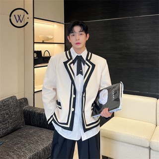 เสื้อแจ็กเก็ตเบลเซอร์ สไตล์เกาหลี สําหรับผู้ชาย PG9155 20B2