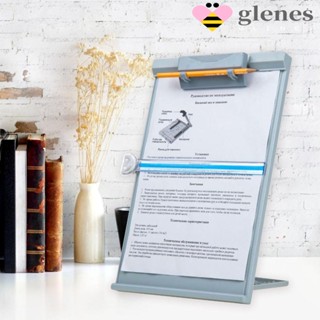 Glenes คลิปหนีบกระดาษ ปรับได้ สําหรับวางเอกสาร คอมพิวเตอร์