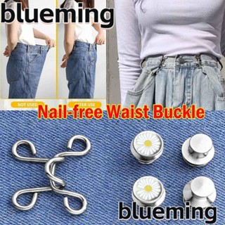 Blueming2 หัวเข็มขัดคาดเอวแฟชั่น ปรับขนาดได้ ถอดออกได้