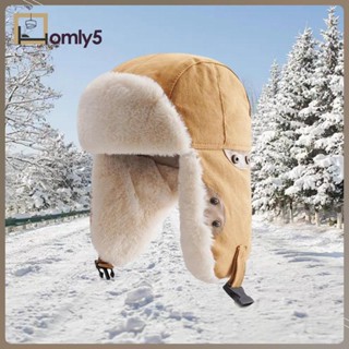 [Homyl5] หมวกกับดัก แบบหนา ใส่สบาย เหมาะกับหน้าหนาว สําหรับผู้ใหญ่