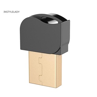 Instylelady อะแดปเตอร์รับส่งสัญญาณเสียงบลูทูธไร้สาย USB 50 Dongle สําหรับ PC