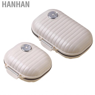 Hanhan Daily  Organizer  Good Storage Case 7 Compartments Portable Pretty Design for Supplement