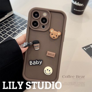 เคสโทรศัพท์มือถือ ลายหมีบราวน์ สําหรับ IPhone 11 7 8 Plus 14 Pro Max 13 Pro Max 12 X XS XR XS Max