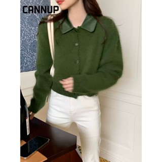 Cannup เสื้อคลุม เสื้อกันหนาว ทันสมัย สบายๆ น่ารัก นุ่มนวล A91K72S37Z230914