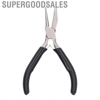 Supergoodsales Half Round Nose Pliers  5 Inch Wire Looping Good Resilience Energy Saving for DIY Jewelry Making