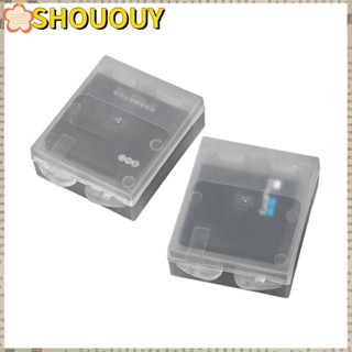 Shououy กล่องเก็บแบตเตอรี่กล้องแอคชั่น สําหรับ Hero 8 7 6 5 4 Session Yi 4k 2 ชิ้น