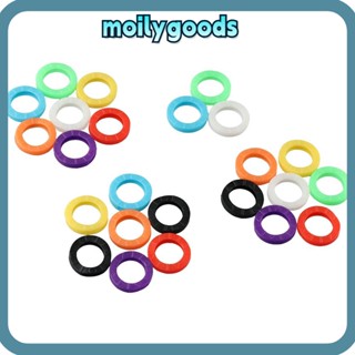 Moilyhd ฝาครอบกุญแจ ซิลิโคน 8 สี 24 ชิ้น