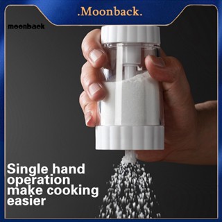 &lt;moonback&gt; เครื่องบดเกลือ พริกไทย เกลือ เซรามิค ปรับได้ พร้อมขวดใส อเนกประสงค์