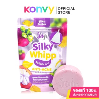 JOJI Secret Young Silky Whipp Bubble Soap Anti-Acne 100g โจจิ ซีเคร็ท ยัง สบู่สูตรลดสิวและความหมองคล้ำ.