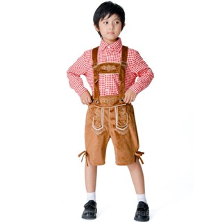 [0709]SZMRP-COS-B S-XXL Boys Clothing School Stage Wear Strap Beer Festival Performance Costume Boys Childrens Day Halloween Costume Cosplay  Comic  Costume Gift  Animation  LX4C