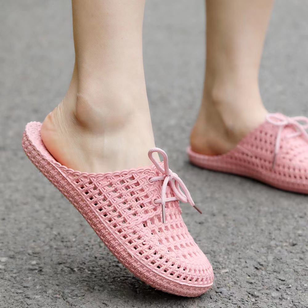 พร้อมส่ง🚚 รองเท้าแตะผู้หญิง ส้นแบน slipper แฟชั่น นุ่ม หัวหมวก เย็นสบาย A-016