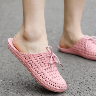 พร้อมส่ง🚚 รองเท้าแตะผู้หญิง ส้นแบน slipper แฟชั่น นุ่ม หัวหมวก เย็นสบาย A-016