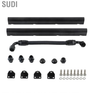 Sudi High Flow Fuel Rails Kit Sturdy -8AN Port Billet Rail for LS1 LS6