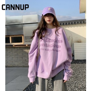 Cannup เสื้อกันหนาว เสื้อแขนยาว เสื้อฮู้ด fashionable Korean New Style INS36Z230908