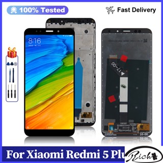 อะไหล่หน้าจอสัมผัสดิจิทัล LCD แบบเปลี่ยน สําหรับ Xiaomi Redmi 5 Plus Redmi 5 Plus Display MEG7