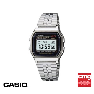 CASIO นาฬิกาข้อมือ CASIO รุ่น A-159WA-N1DF วัสดุสเตนเลสสตีล สีดำ