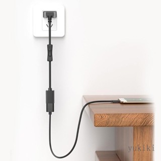 Kiki สายเคเบิลอะแดปเตอร์ USB C เป็น USB C Type C ตัวผู้ เป็น Type C ตัวเมีย พร้อมสวิตช์ชาร์จซิงค์ข้อมูล สําหรับโทรศัพท์ 10G