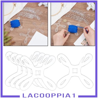 [Lacooppia1] กระสวยด้าย อะคริลิค สําหรับเย็บปักถักร้อย งานฝีมือ 5 ชิ้น