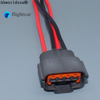 Flightcar ปลั๊กซ็อกเก็ตปั๊ม 4pin พร้อมสายไฟพิกเทล สําหรับ Nissan Mitsubishi 6098-0144